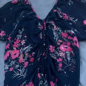 Flower pattern shirt